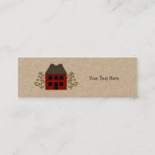 初期のハウススキニーつるラベル スキニー名刺 (裏面)