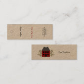 初期のハウススキニーつるラベル スキニー名刺 (正面/裏面)