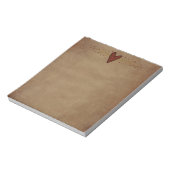 初期のハートメモ帳 ノートパッド (回転)