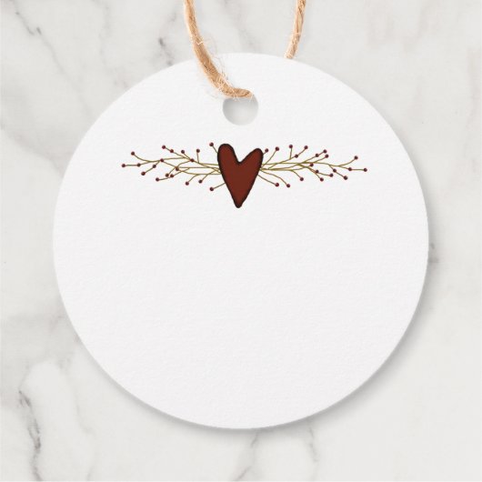 初期のハートラウンドつるラベル フェイバータグ (裏面)