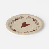 初期のハート紙プレート ペーパープレート (アングル)