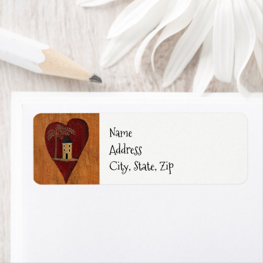 初期のハート ラベル (インサイチュ)