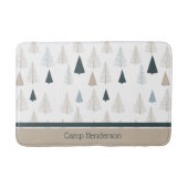 初期のパインズオンホワイト バスマット (正面)