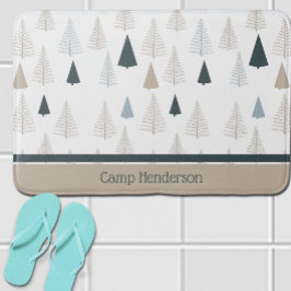 初期のパインズオンホワイト バスマット