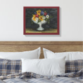 初期のフォークアートフローラキャンバスアートプリント キャンバスプリント (インサイチュ (寝室))