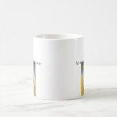 初期のフォークアート雪だるま コーヒーマグカップ (中央)