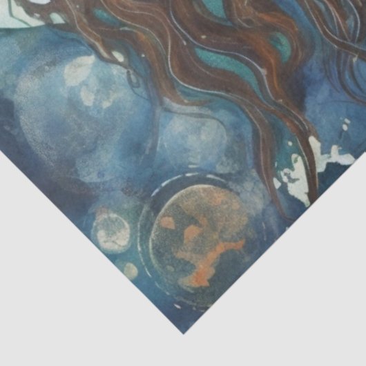 初期のマーメイド&モーンス絵画のデコペ 薄葉紙 (詳細)