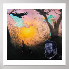 初期の夕べ:恐ろしいもの – コラージュ ポスター