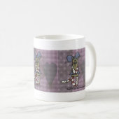 初期の子猫 コーヒーマグカップ (正面右)
