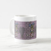 初期の子猫 コーヒーマグカップ (正面左)