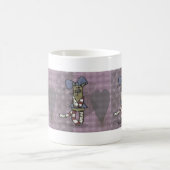 初期の子猫 コーヒーマグカップ (中央)