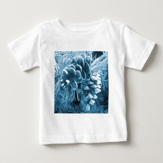 初期の松の木氷青松 ベビーTシャツ (正面)