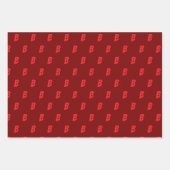 初期の混色を選択 ラッピングペーパーシート (正面)