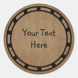 初期の紙シール ラウンドシール