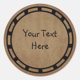 初期の紙シール ラウンドシール