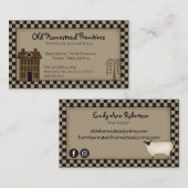 初期の素朴ヤナギの国 名刺 (正面/裏面)