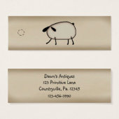 初期の羊スキニーつるラベル (正面&裏面)