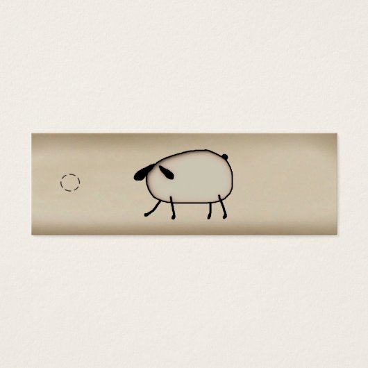 初期の羊スキニーつるラベル (正面)