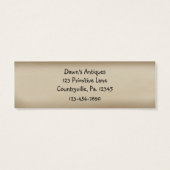 初期の羊スキニーつるラベル (裏面)