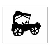 初期の自動車 ゴム印 (インプリント)