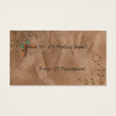 初期の蝶つるラベル (裏面)