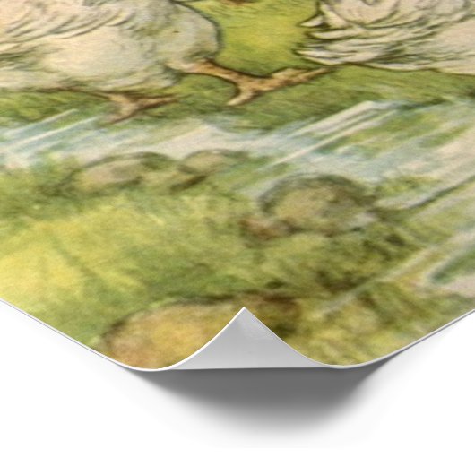 初期の農場シーン ポスター (角)