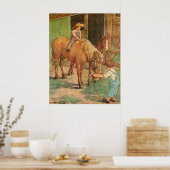 初期の農場シーン ポスター (キッチン)