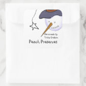 初期の雪だるまJARラベル スクエアシール (バッグ)