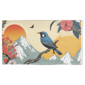 初期の鳥のキングサイズ 枕カバー (正面)