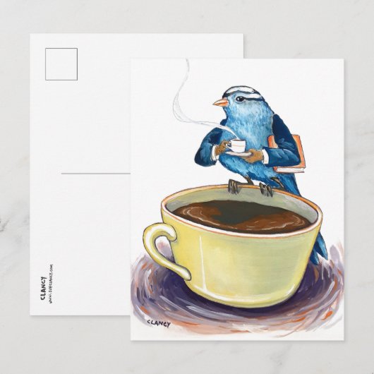 初期の鳥はがき ポストカード (正面/裏面)