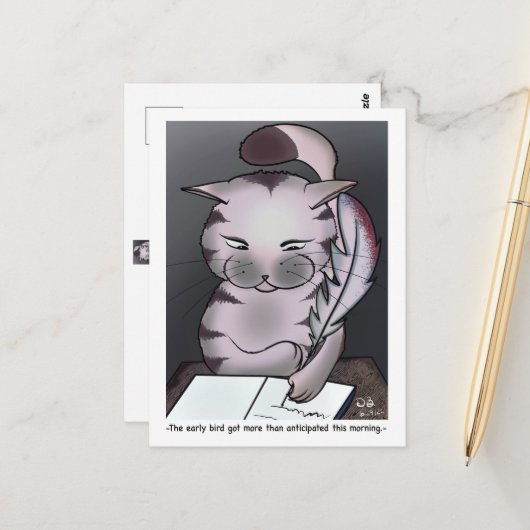 初期の鳥はがき ポストカード (正面/裏面インサイチュ)