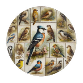 初期の鳥 カッティングボード