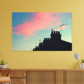 初期の鳥 キャンバスプリント (インサイチュ (リビング))