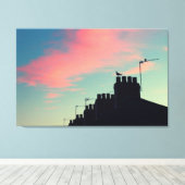 初期の鳥 キャンバスプリント (インサイチュ (ウッドフロア))