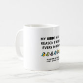 初期の鳥 コーヒーマグカップ (正面左)