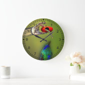 初期の鳥 ラージ壁時計 (ホーム)