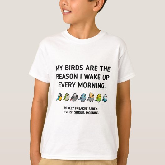 初期の鳥 Tシャツ (正面)