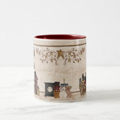 初期の「コーヒー5セント」 ツートーンマグカップ (中央)