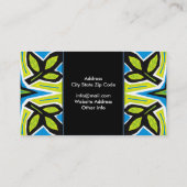 初期のArt Business Card 名刺 (裏面)