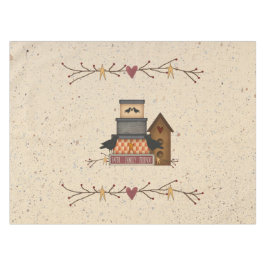 初期のFaith Family Friends 52 X 70テーブルクロス テーブルクロス