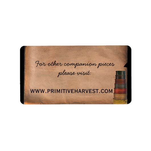 初期のHarvest Special Label ラベル (正面)