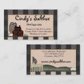 初期のSaltbox Country名刺 名刺 (正面/裏面)