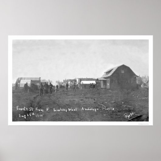 初期アンカレッジアラスカ1915 ポスター (正面)