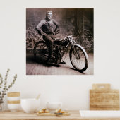 初期オートバイパイオニアレイワイシャール1914 ポスター (キッチン)