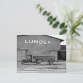 初期トラクタートレーラー， 1925 ポストカード (スタンド正面)