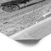 初期トラクタートレーラー， 1925.ヴィンテージ写真 ポスター (角)