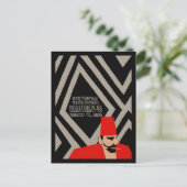 初期ドイツのアールデコタバコ店の広告 ポストカード (スタンド正面)