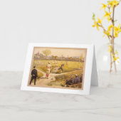 初期プリント1887 カード (黄色い花)