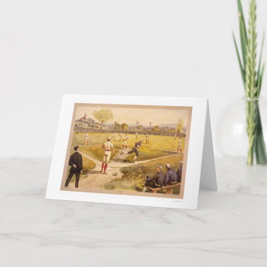 初期プリント1887 カード (正面)