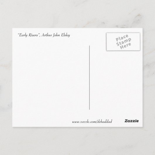 初期ライザー ポストカード (裏面)